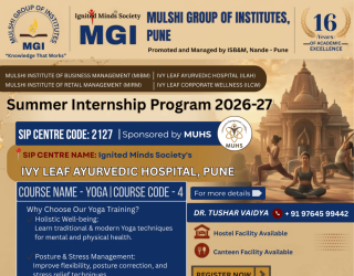 Ayurvedic Therapist - Summer Internship Program 2026-27